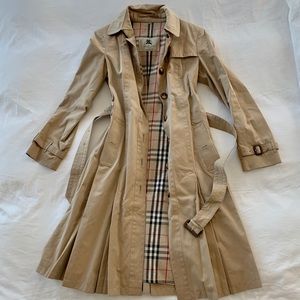 Burberry Pleated Trench Coat